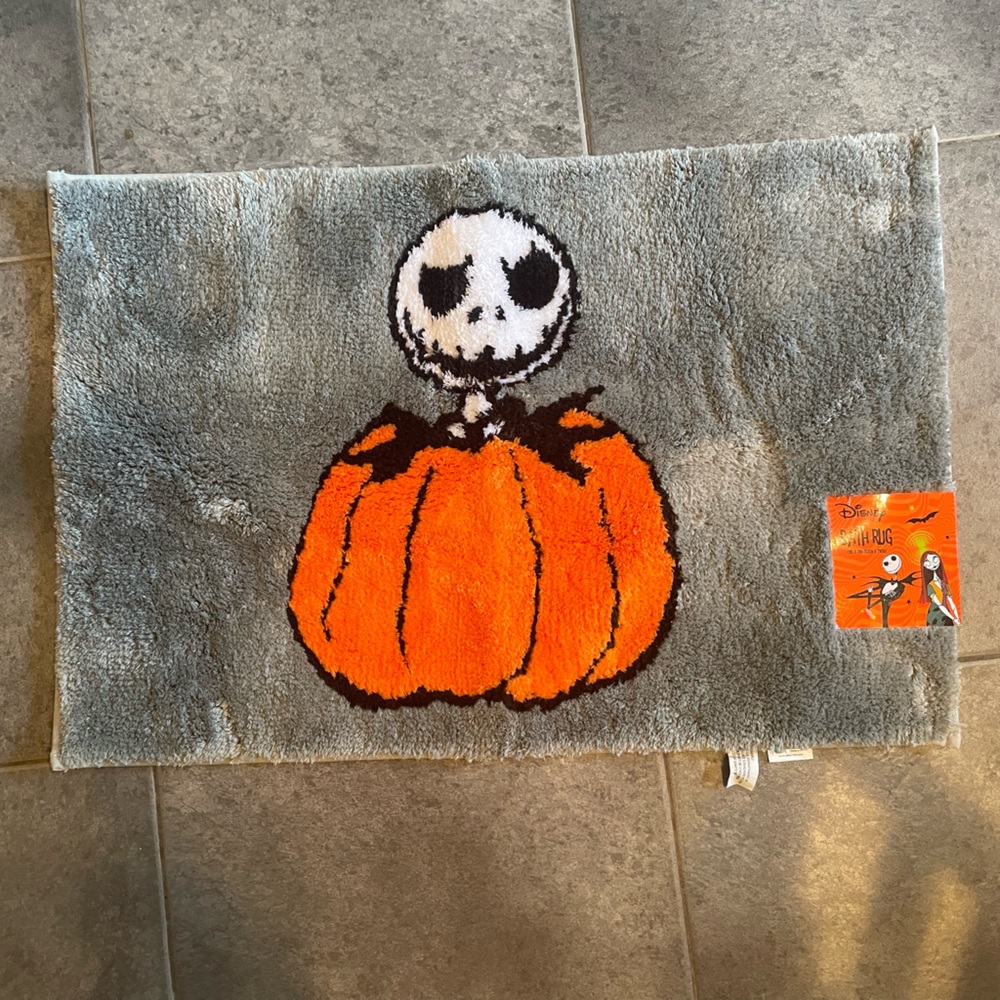 Disney nightmare before Christmas jack bath mat